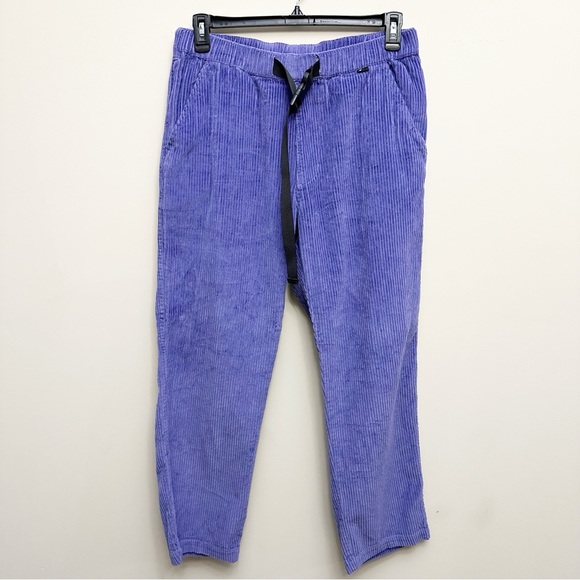 The Hundreds Relaxed Men's Cotton Corduroy Pants Trousers Purple - Picture 1 of 9